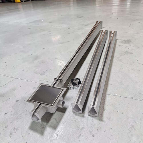 Canaletta per scolo acqua interna per garage Nordic Tec Italia