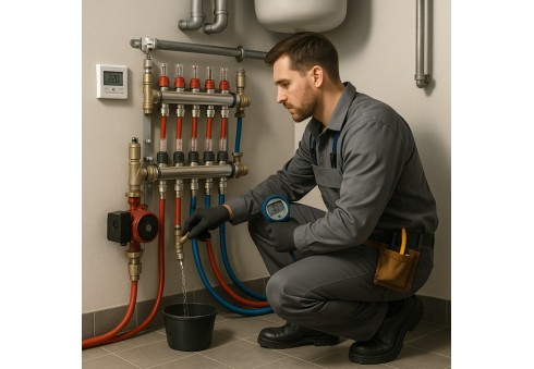 Sfiato del riscaldamento a pavimento