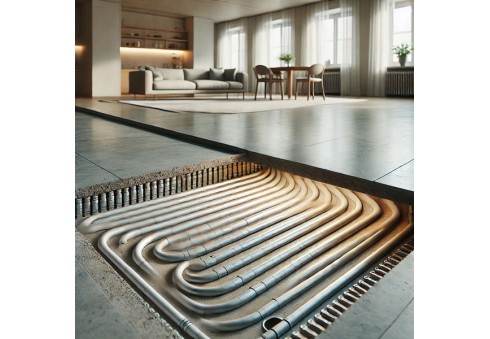 Strati del riscaldamento a pavimento