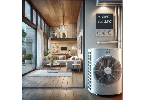 Raffreddamento con pompa di calore