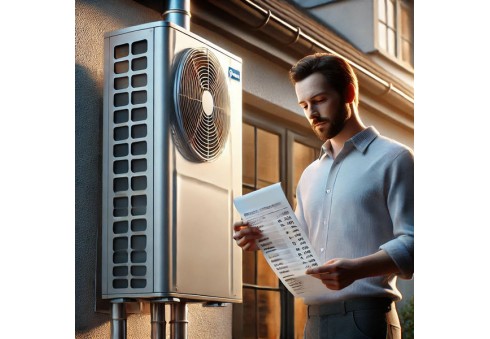 Consumo di energia della pompa di calore: