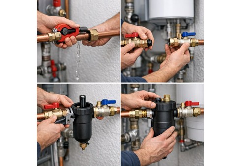 Come installare un filtro defangatore magnetico?