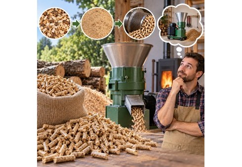 Produzione di pellet: come funziona e si può farla da soli?