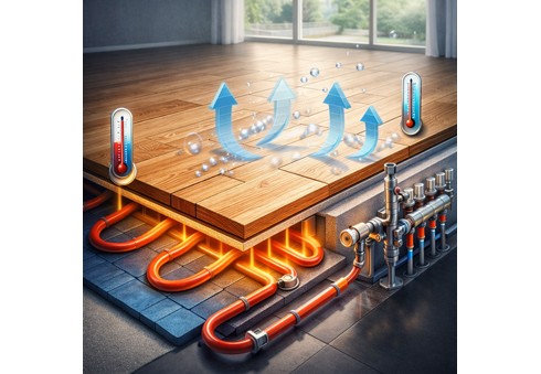 Riscaldamento a pavimento su pavimento in legno – è possibile?