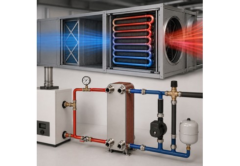 Scelta dello scambiatore di calore a piastre Nordic Tec per un aerotermo a glicole – come fare?